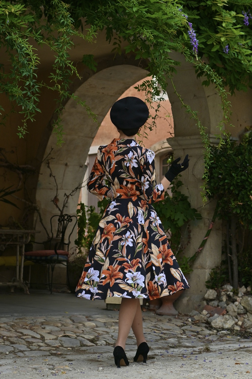 Lilia Floral Swing Dress in Extended Sizing